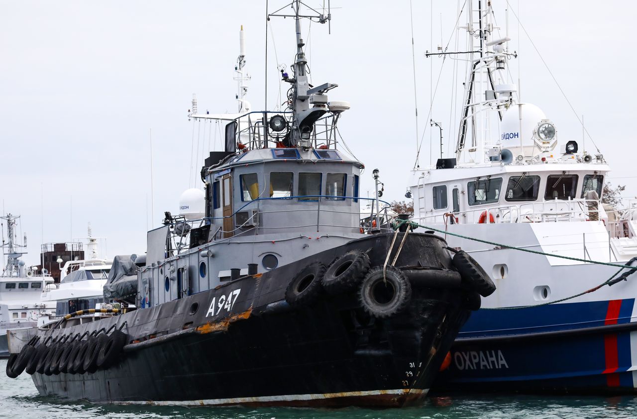 Rosja zwróciła Ukrainie okręty zajęte w Cieśninie Kerczeńskiej
