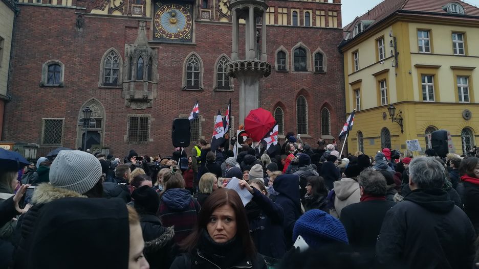 We Wrocławiu też odbył się Czarny Piątek 