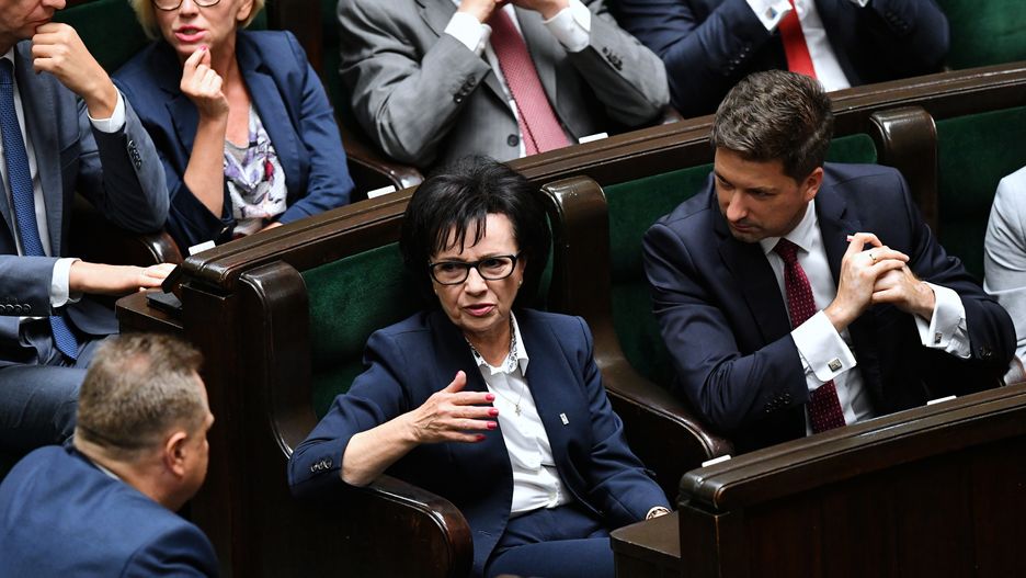 Elżbieta Witek w Sejmie