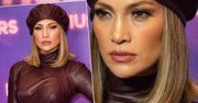 Jennifer Lopez cała w skórze na promocji filmu "Hustlers"! UPS: Przydarzyła jej się mokra wpadka…