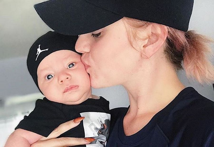 Christina jest świeżo upieczoną mamą