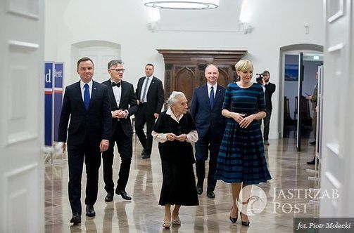 Agata Duda - pokaz filmu "Stella" w Pałacu Prezydenckim / źródło: prezydent.pl,  fot. Piotr Mołęcki
