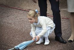 Szwedzka księżniczka Estelle gwiazdą na urodzinach swojej mamy