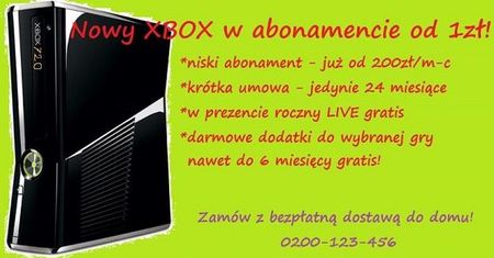 A gdyby tak: Konsola za 1zł z dwuletnim abonamentem[BLOGI]