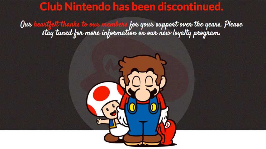 Club Nintendo dokonał żywota