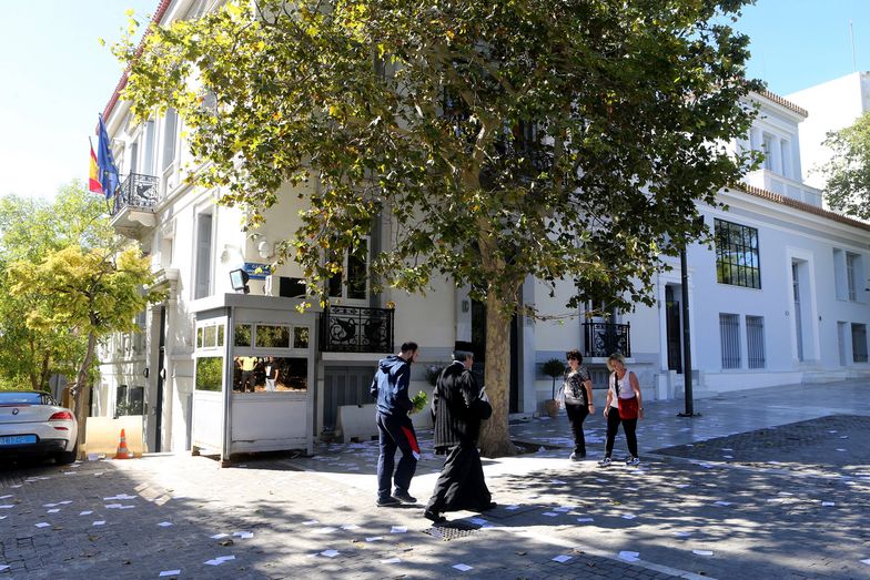 Atak na hiszpańską ambasadę w Grecji. Dyplomaci uciekali w popłochu