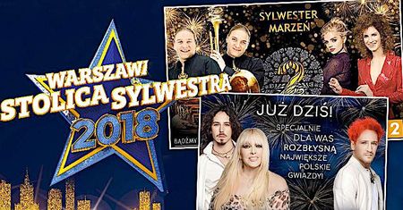 Już dzisiaj Sylwester 2018! Jakie gwiazdy wystąpią podczas telewizyjnych koncertów? Sprawdź, kto zaśpiewa w TVP, TVN i Polsacie!