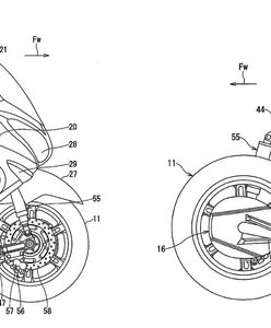 Suzuki pracuje nad hybrydowym skuterem – przednie koło ma napędzać silnik elektryczny