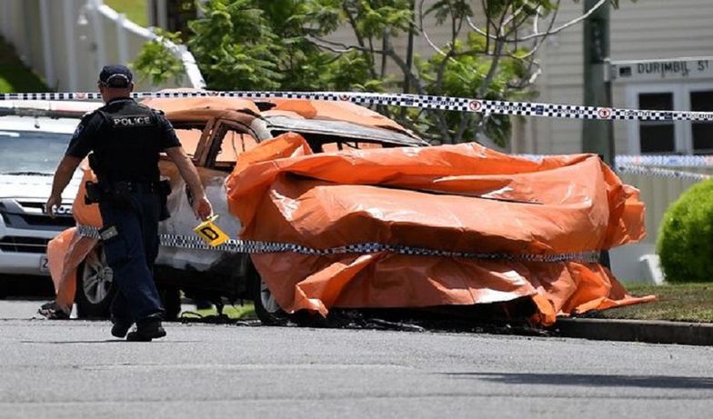 Australia. Były sportowiec podpalił samochód, w którym siedziała jego rodzina