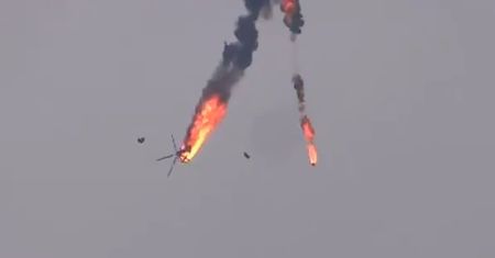 Syria. Helikopter zestrzelony. Rebelianci wzięli odwet