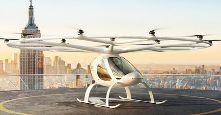 Singapur. Volocopter, pierwsza latająca taksówka miała swój debiut [WIDEO]
