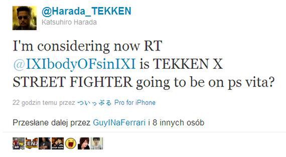 Czy Tekken x Street Fighter zawita na PS Vita?