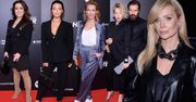 Gwiazdy na premierze filmu "Hejter": Julia Wieniawa, Agnieszka Woźniak-Starak, Beata Tadla, Anna Kalczyńska