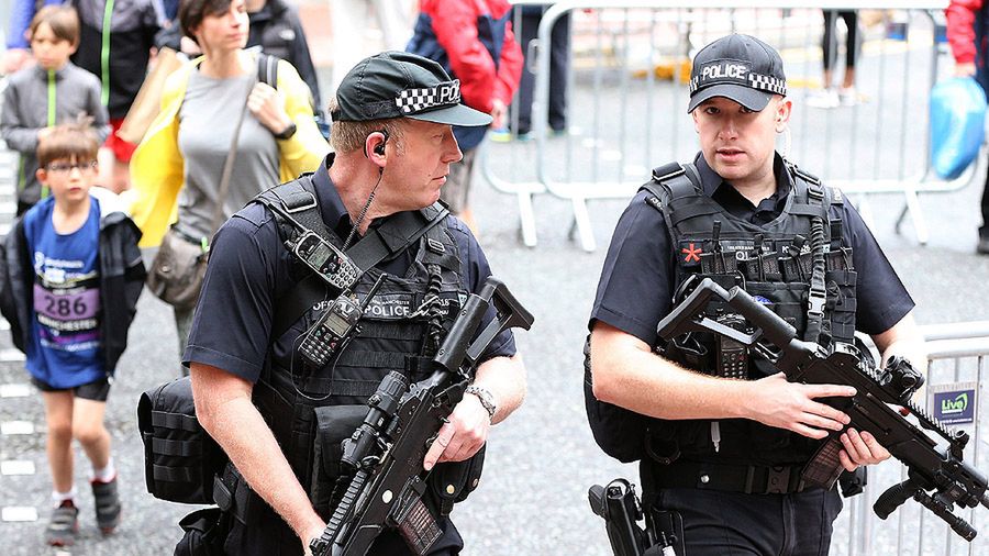 Policja w Manchesterze