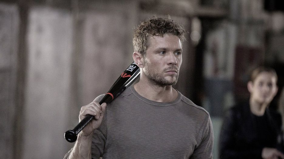 Ryan Phillippe na planie serialu "Shooter"
