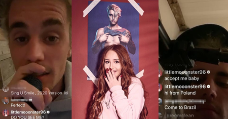 Littlemooonster96 desperacko zabiega o uwagę Justina Biebera: "Widzisz mnie? POWIEDZ MI CZEŚĆ!"