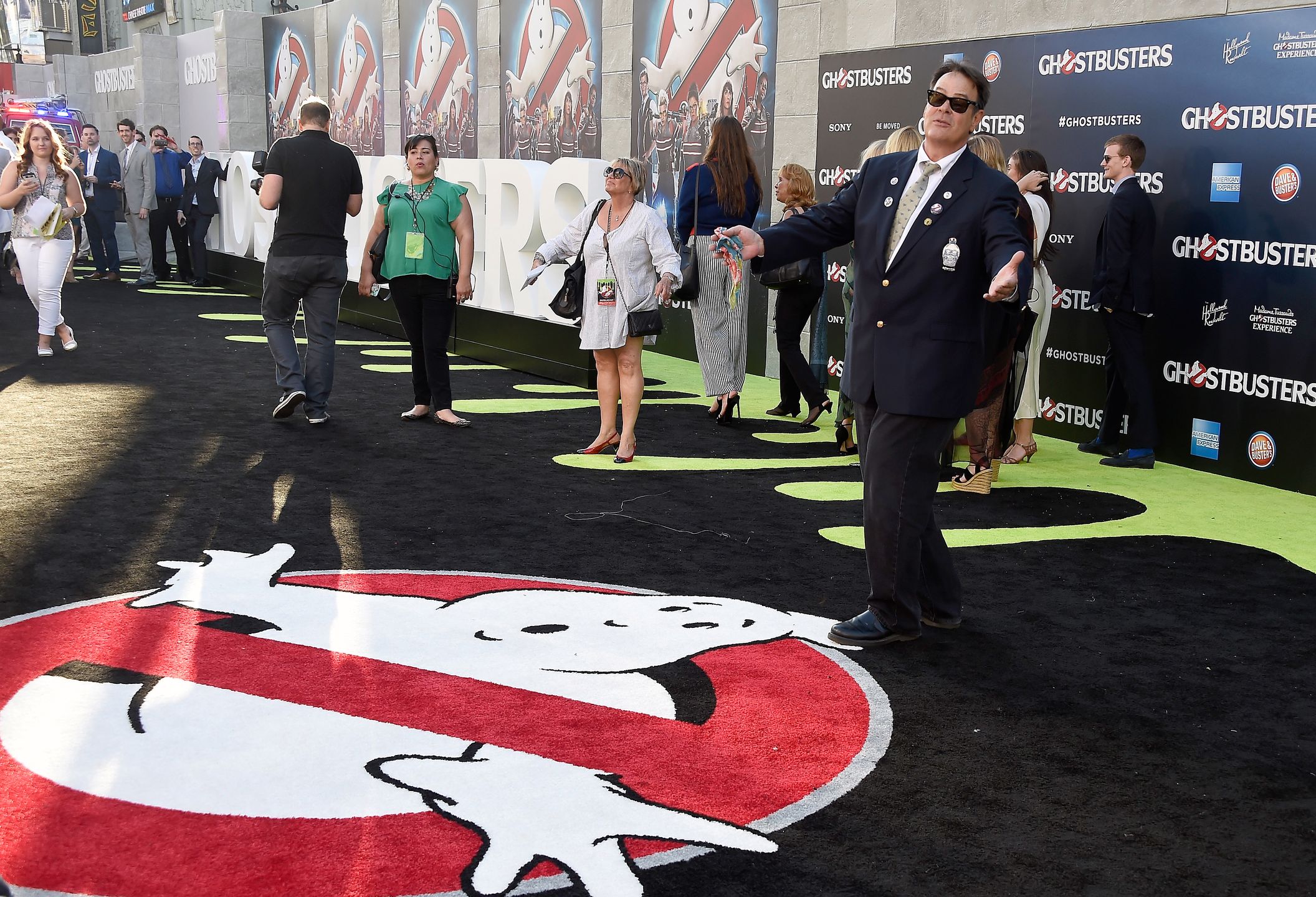 arrives at the Premiere of Sony Pictures' "Ghostbusters" at TCL Chinese Theatre on July 9, 2016 in Hollywood, California. 
