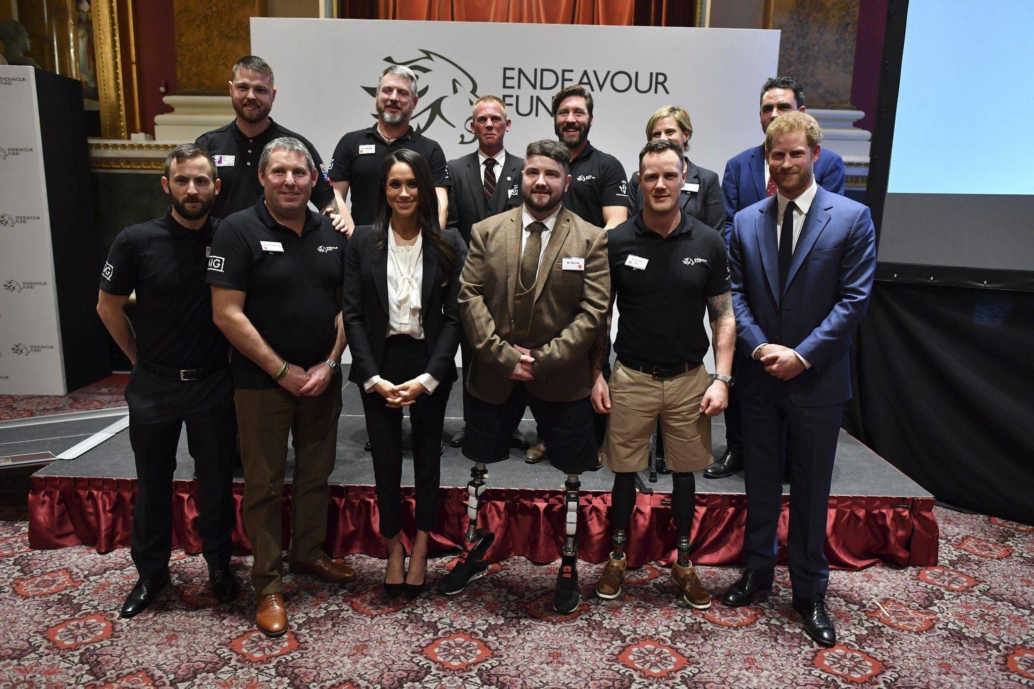 Książę Harry i Meghan Markle gala  Endeavour Fund Awards 2018