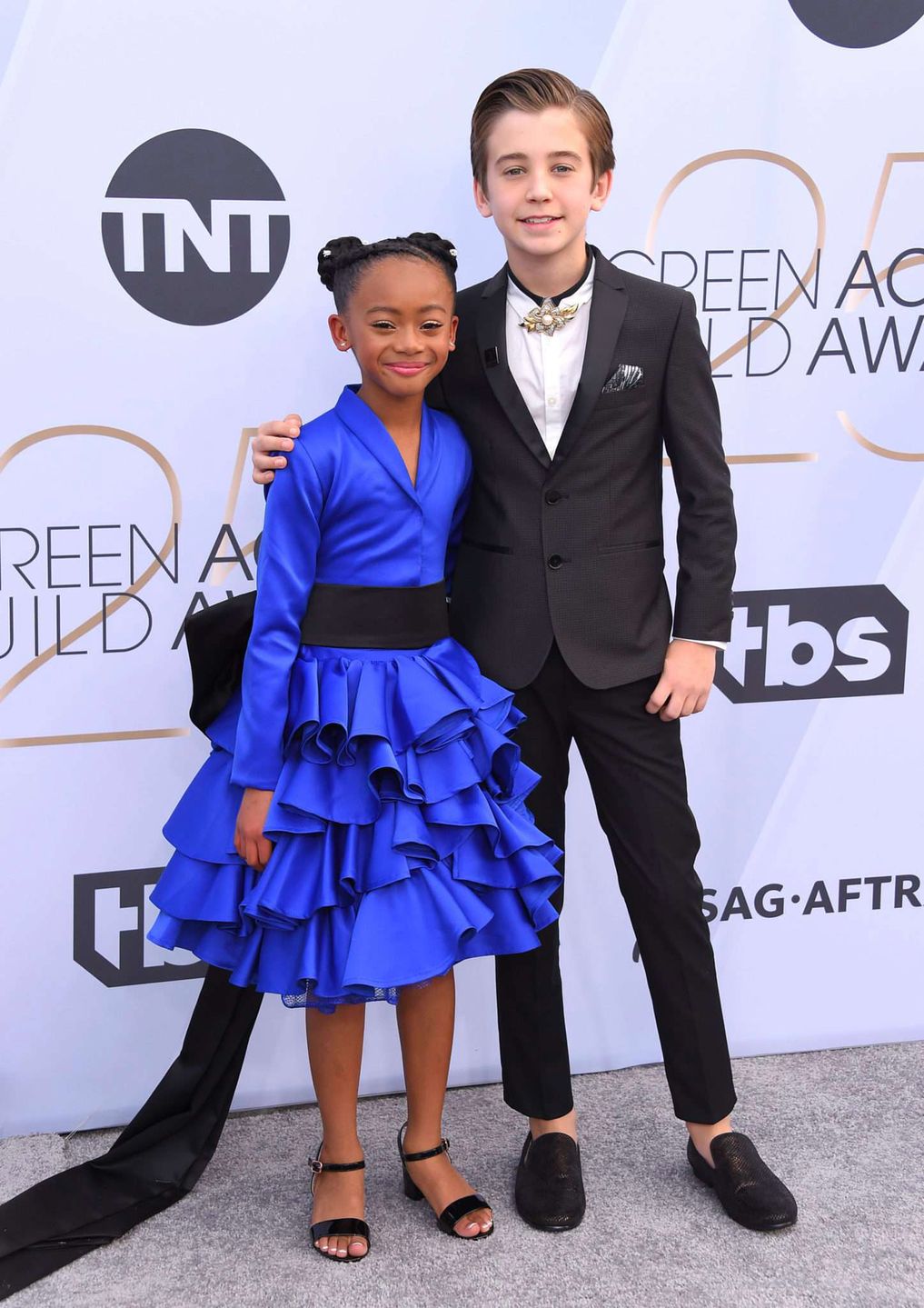 Faithe Hern i Parker Bates - 2019 SAG Awards