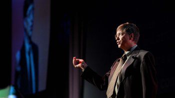 Bill Gates podczas konferencji Microsoft Developer Days w Warszawie