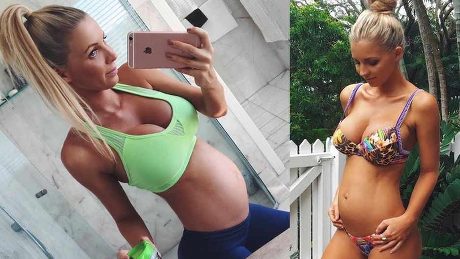 Hannah Polites zyskała popularność na Instagramie, prezentując zadbane ciało w czasie ciąży