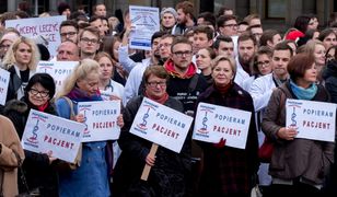 Protest rezydentów trwa. Dzień bez lekarza w Małopolsce