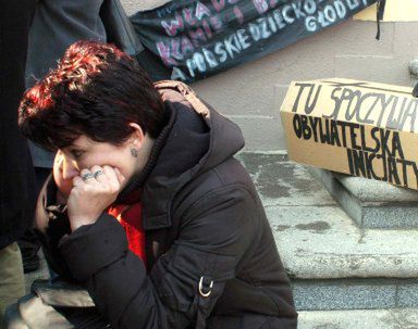 Rozpaczliwy protest samotnych matek