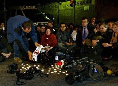 Dziennikarze protestują