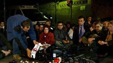 Dziennikarski protest pod amerykańskim konsulatem