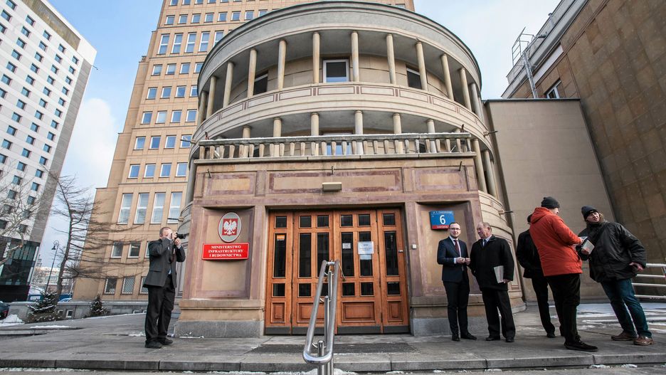 Mieszkańcy Wesołej protestowali przed Min. Infrastruktury