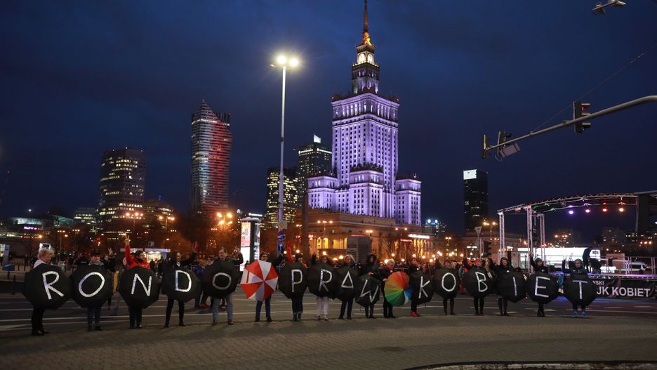 Disco przeciw Nienawiści na Rondzie Dmowskiego