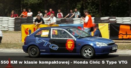 550 KM w klasie kompaktowej - Honda Civic S Type VTG