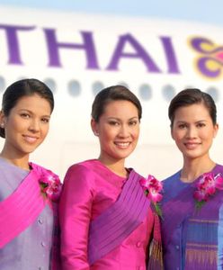 Stewardesa-duch na pokładzie samolotu Thai Airways