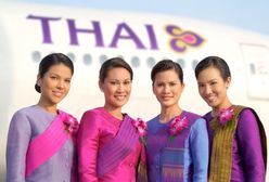 Stewardesa-duch na pokładzie samolotu Thai Airways