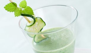 Orzeźwiające smoothie z ogórka i ananasa