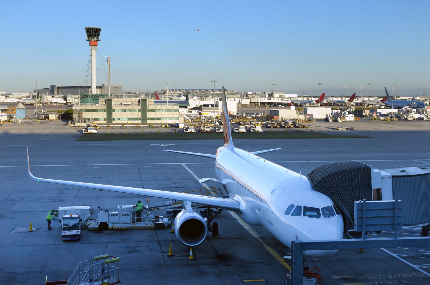 Airplane at Airport, London Heathrow 