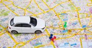 Mapa i samochód