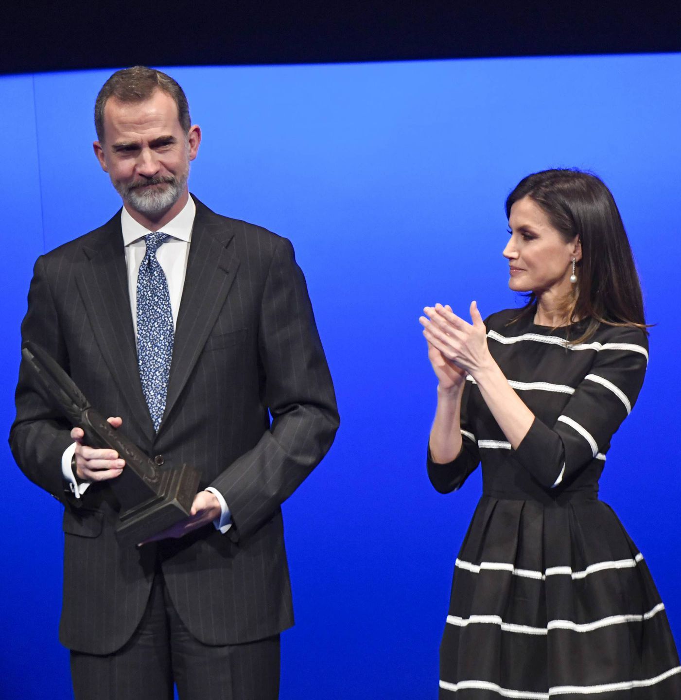 Król Hiszpanii Filip VI i królowa Letizia