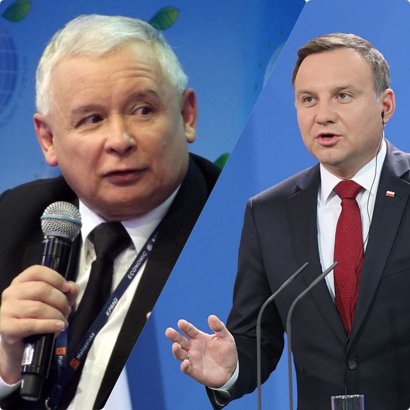 Kto to powiedział: Kaczyński czy Duda?