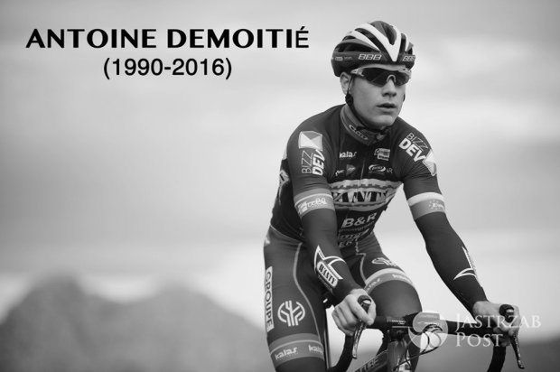 Nie żyje kolarz Antoine Demoitie fot. twitter.com