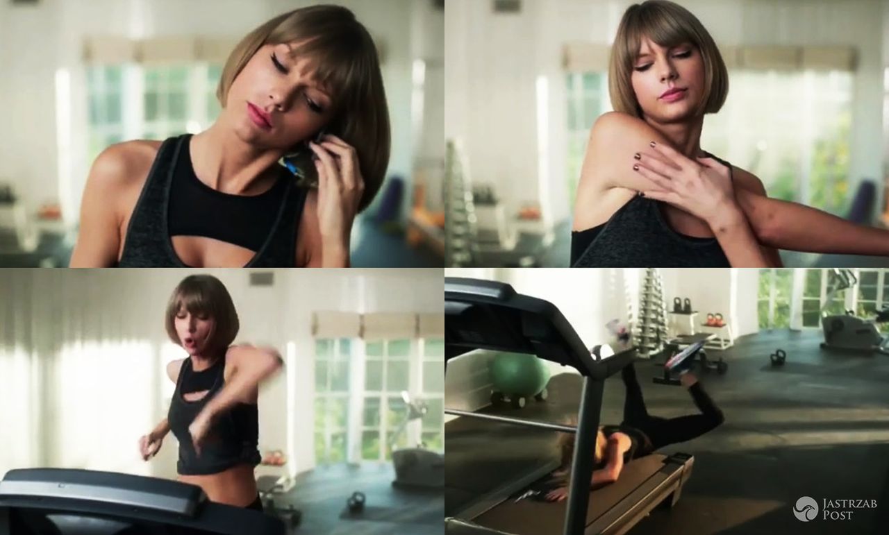 Taylor Swift miała wypadek na siłowni! Uderzyła twarzą w bieżnię [wideo]