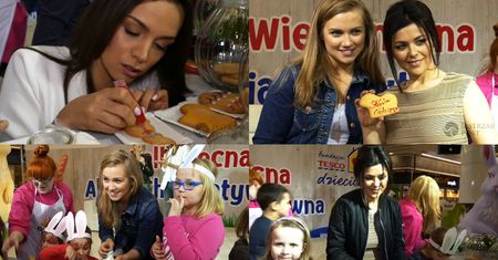 Wielkanocne mazurki... Tak gwiazdy dekorowały świąteczne wypieki podczas charytatywnej akcji Pasaży Tesco
