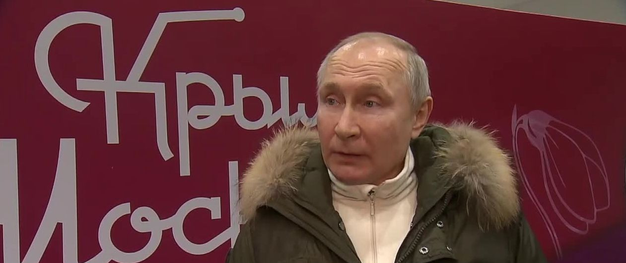 Władimir Putin ponownie wyjechał na lód