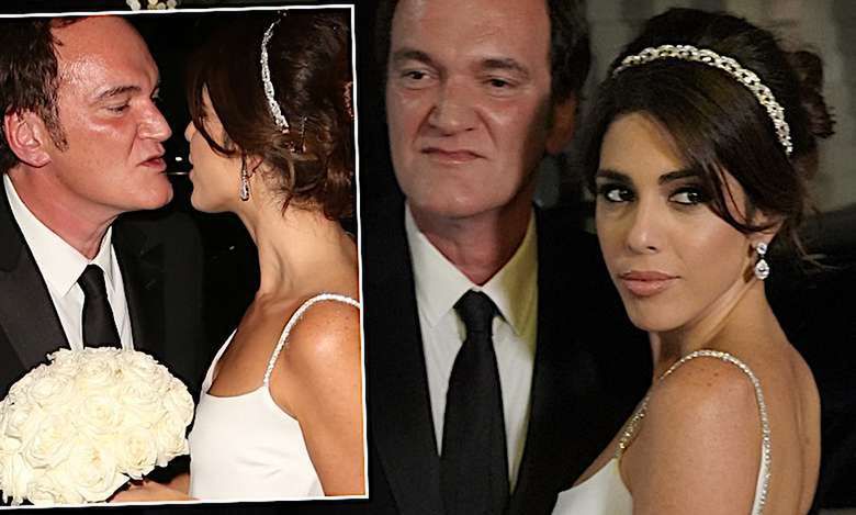 Paparazzi na ślubie i weselu Quentina Tarantino! Jego żona wygląda jak aniołek Victoria's Secret!