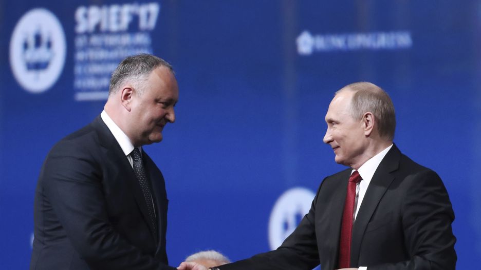 Igor Dodon i Władimir Putin darzą się wzajemną sympatią