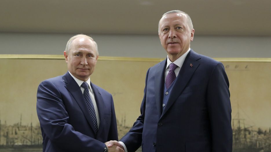 Władimir Putin i Recep Tayyip Erdogan