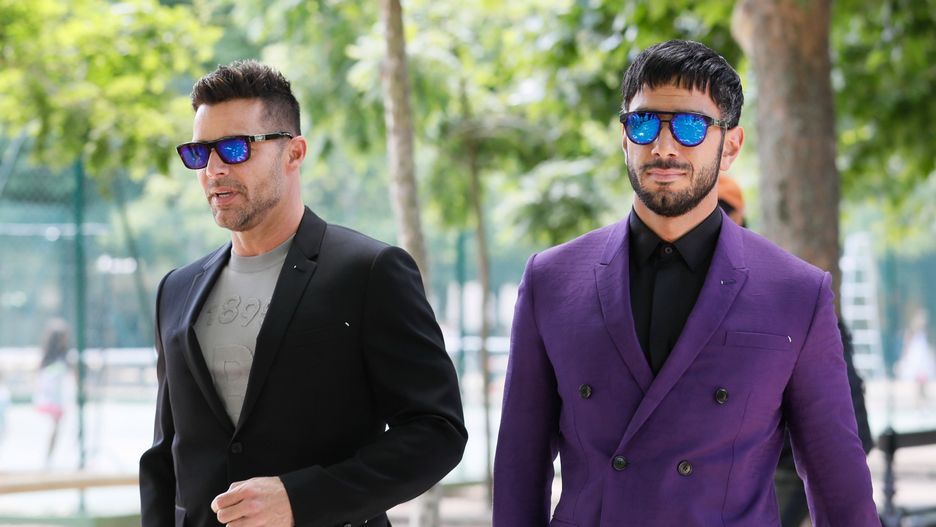 Ricky Martin i jego partner