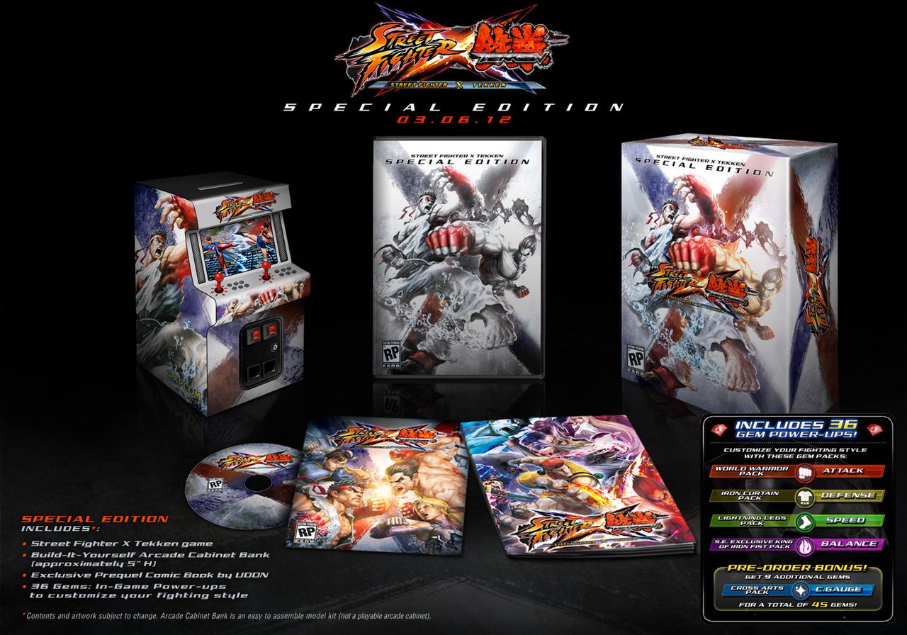 Street Fighter X Tekken Special Edition uderza w klejnoty