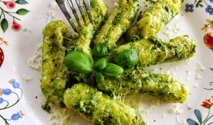 Kopytka w bazyliowym pesto. Polsko-włoski obiad