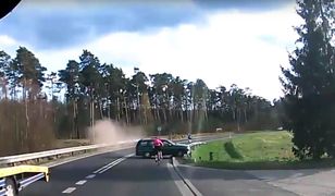 Lubuskie. Pijany Rosjanin potrącił rowerzystkę. Próbował uciec z miejsca wypadku